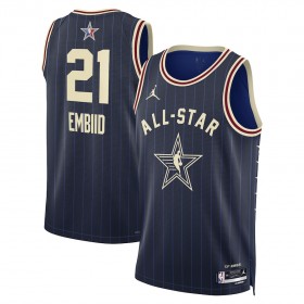 Camiseta Hombre NBA All-Star 2024 Eastern Conference Joel Embiid Navy Swingman